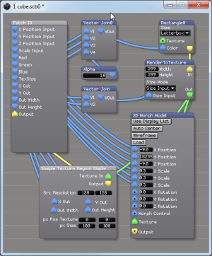 Moving RGB Matrix, patch per cube