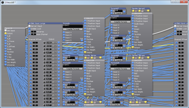 Moving RGB Matrix, patch per line - detail