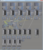 Moving screens, stage patch, total view